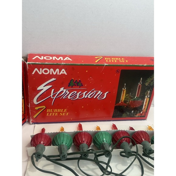 2 Boxes NOMA Expressions Bubble Lights See Pics - Picture 9 of 12